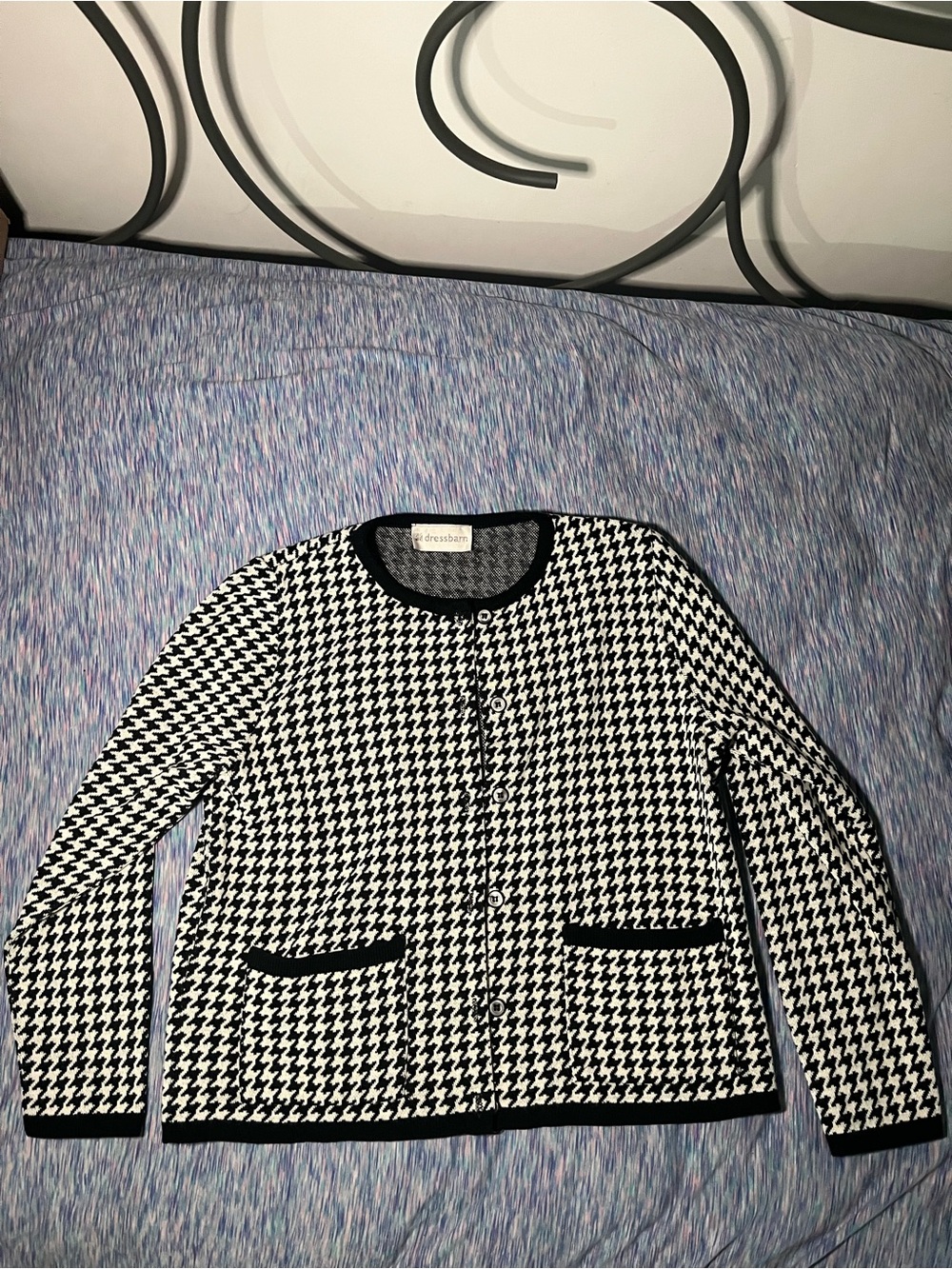 Houndstooth sweater from Dress Barn